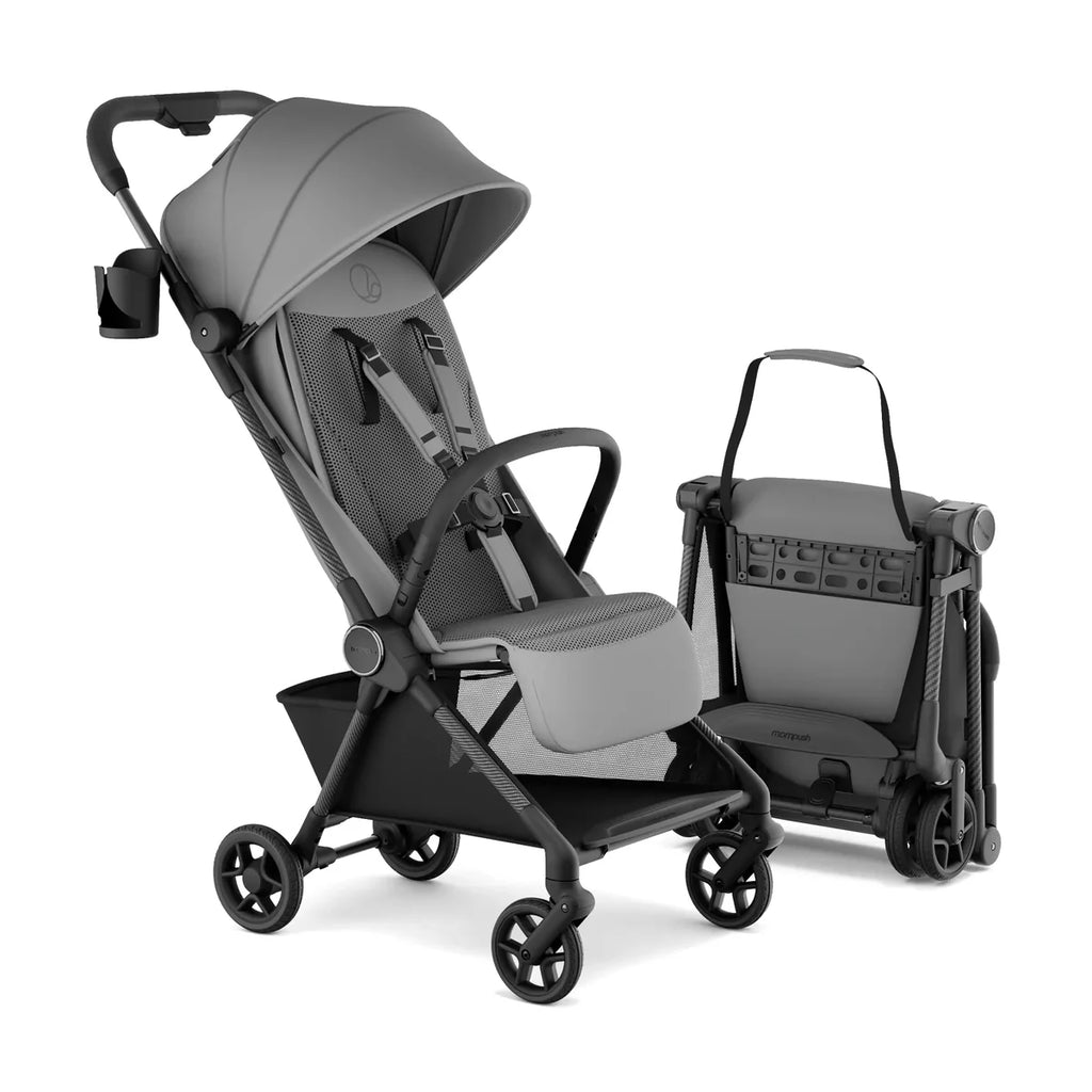 11.5 lbs Lightweight Travel Stroller | One-Second Auto Fold | Airplane Carry-On Compatible | Full Recline | JPMA Certified