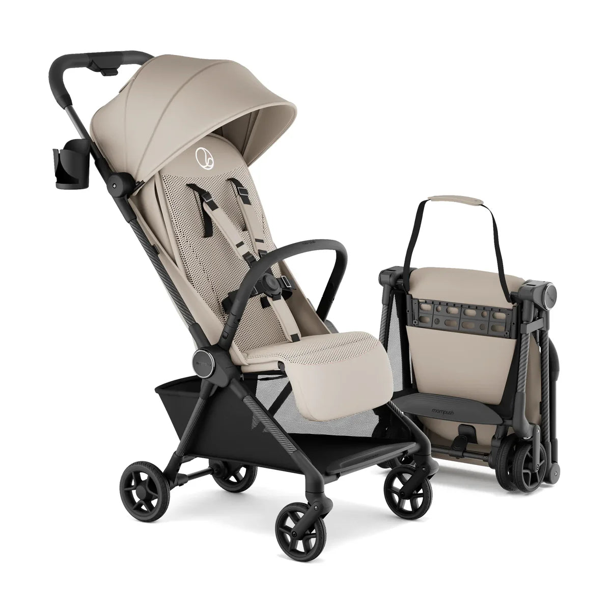 11.5 lbs Lightweight Travel Stroller | One-Second Auto Fold | Airplane Carry-On Compatible | Full Recline | JPMA Certified